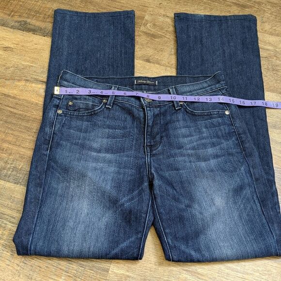 FIDELITY belladonna Flare Leg rhinestone blue jean denim - Picture 8 of 8